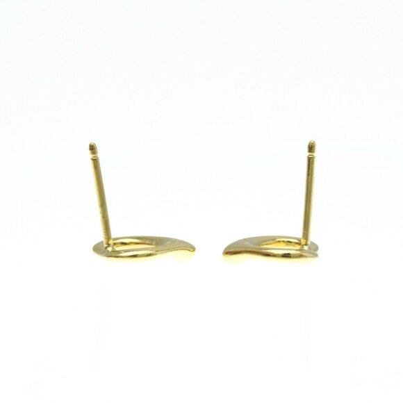 TIFFANY 18k Gold Heart Earrings - Picture 5 of 8